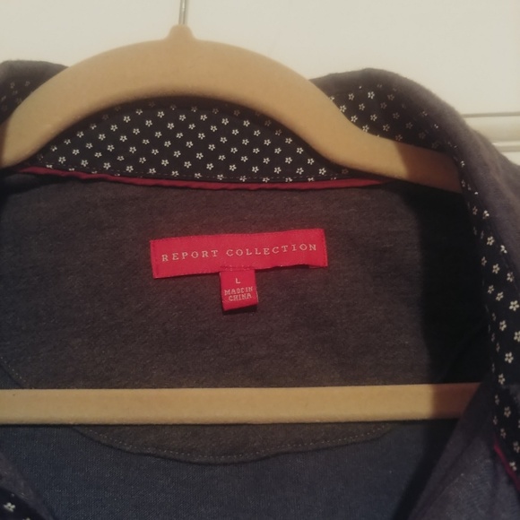 Report Collection Button Down - Picture 2 of 2